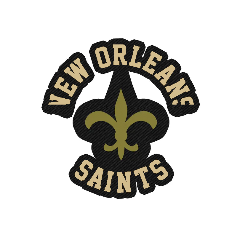 New Orleans Saints - Image 2 - Carbon Fiber Vinyl Sticker - Custom Size