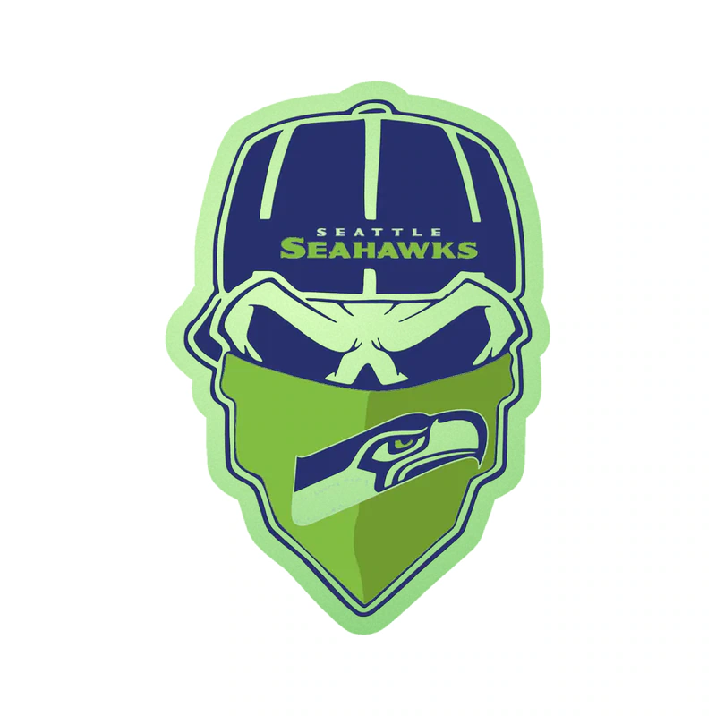 Seattle Seahawks - Image 2 - Glow in the Dark Vinyl Sticker - Custom Size