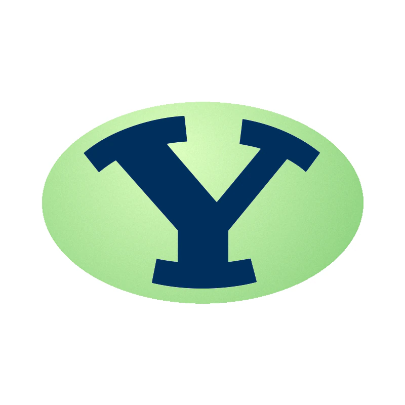 Brigham Young University - Image 1 - Glow in the Dark Vinyl Sticker - Custom Size