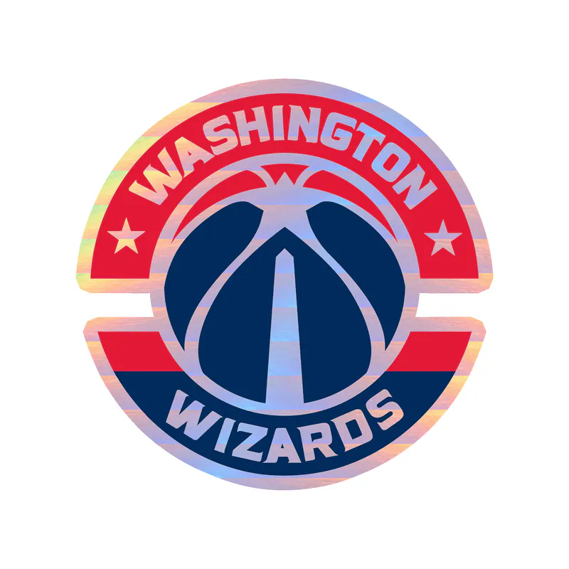 Washington Wizards - Image 9 - Holographic Vinyl Sticker - Custom Size