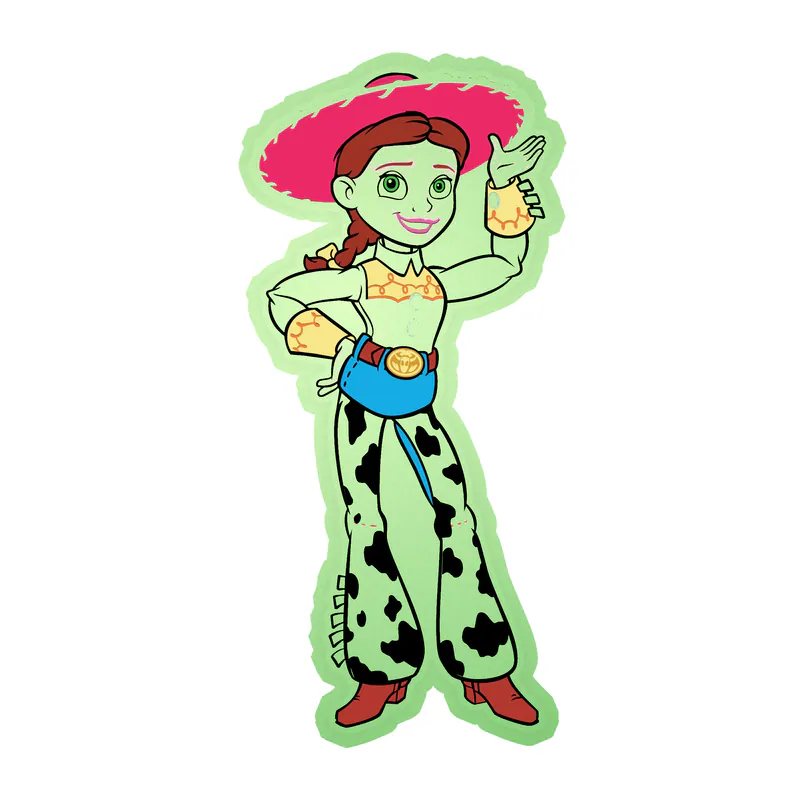 Toy Story Jessie Glow in the Dark Vinyl Sticker - Custom Size