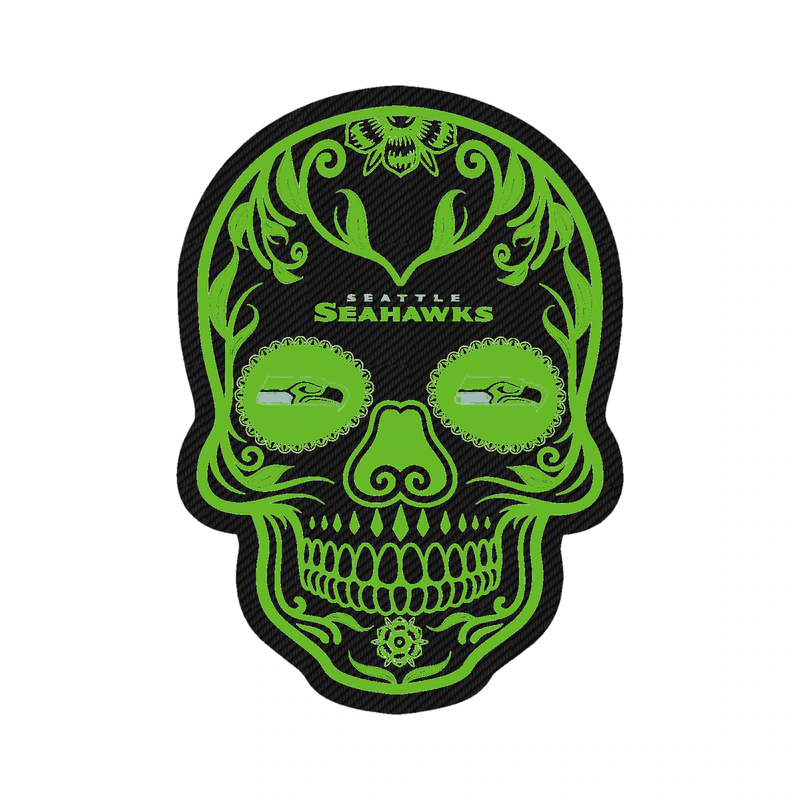 Seattle Seahawks - Image 1 - Carbon Fiber Vinyl Sticker - Custom Size