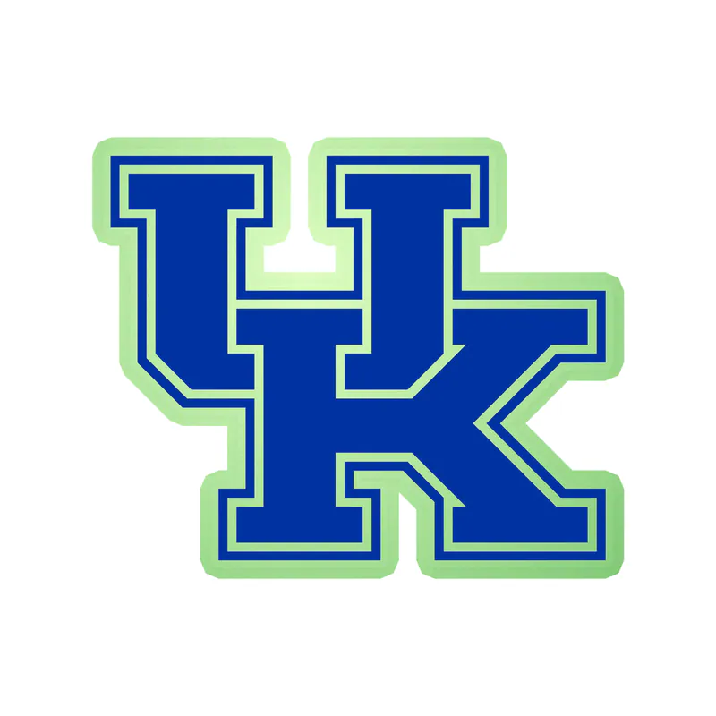 University of Kentucky - Glow in the Dark Vinyl Decal - Custom Size