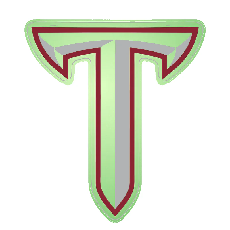 Troy University- Glow in the Dark Vinyl Decal - Custom Size