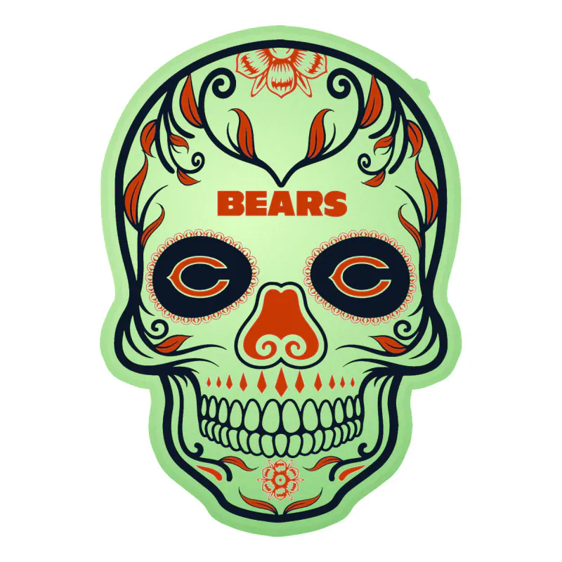 Chicago Bears- Glow in the Dark Vinyl Sticker- Custom Size