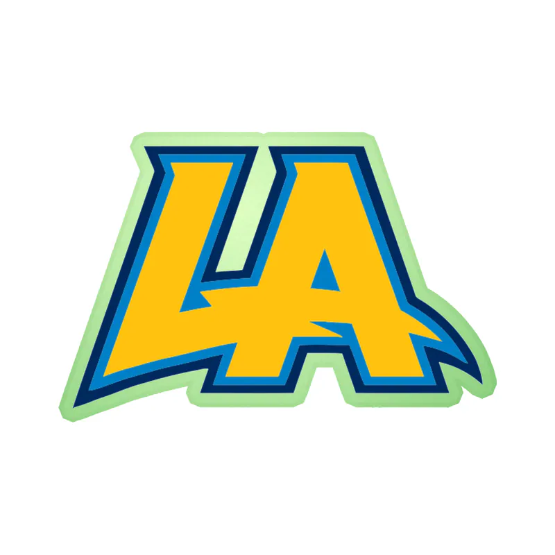 Los Angeles Chargers - LA - Glow in the Dark Vinyl Sticker - Custom Size