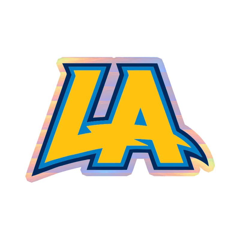 Los Angeles Chargers - LA - Holographic Vinyl Sticker - Custom Size