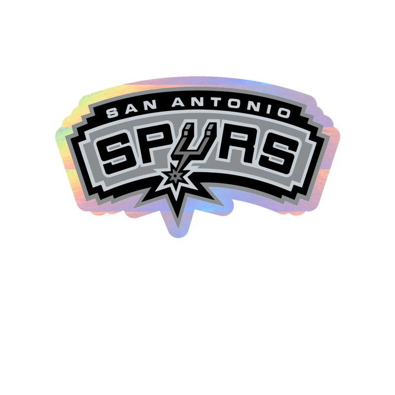 San Antonio Spurs - Image 12 - Holographic Vinyl Sticker - Custom Size