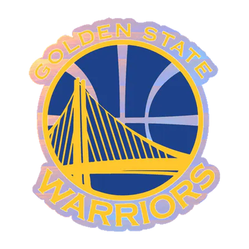 Golden State Warriors - Image 7 - Holographic Vinyl Sticker - Custom Size