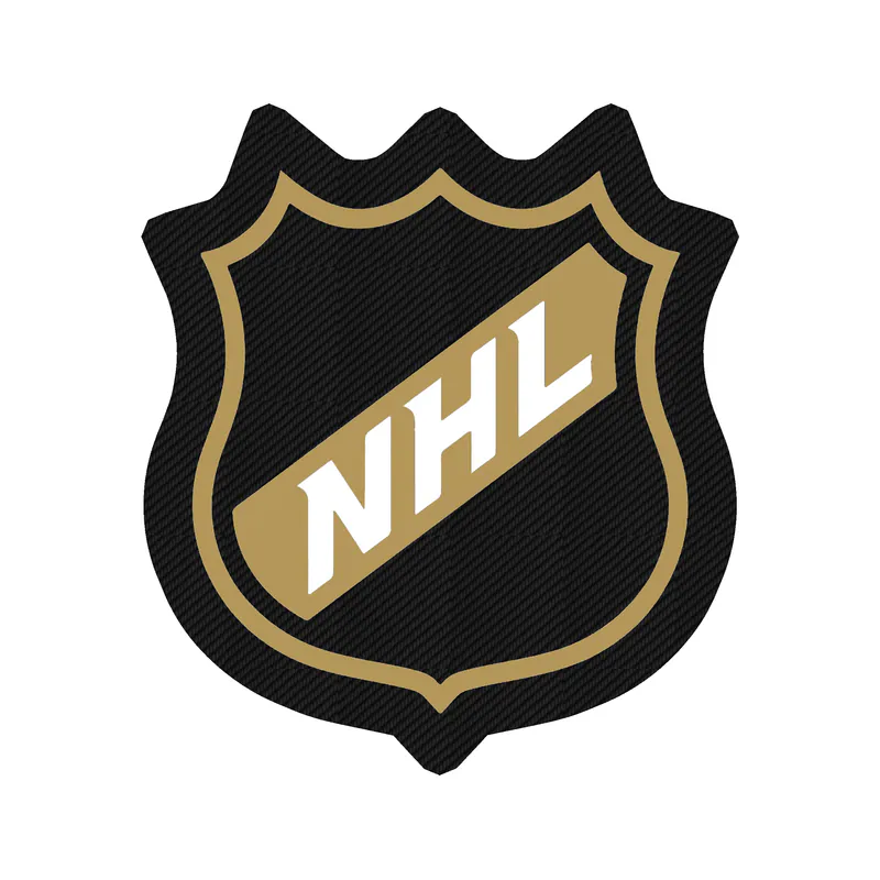Vegas Golden Knights - NHL Logo - Carbon Fiber Vinyl Sticker - Custom Size