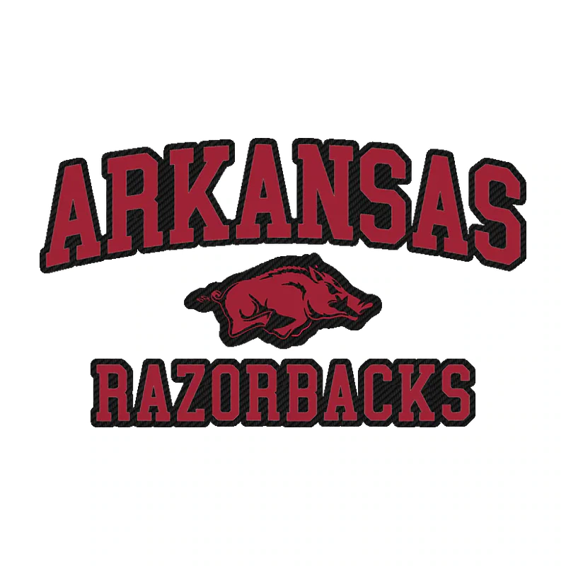 Arkansas Razorbacks - Image 6 - Carbon Fiber Vinyl Decal - Custom Size