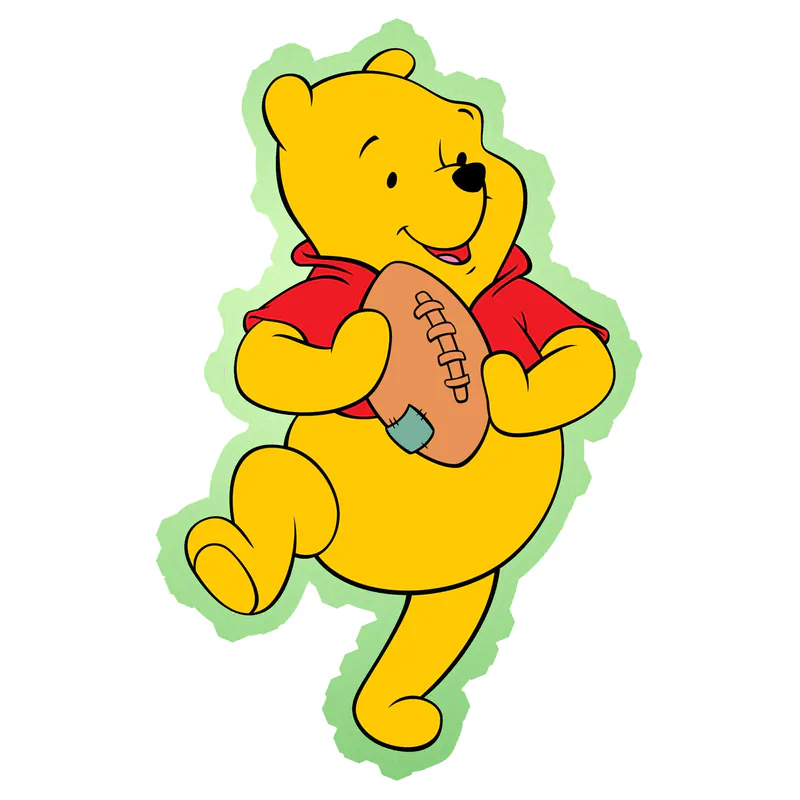 Winnie The Pooh - Glow in the Dark Vinyl Sticker - Custom Size