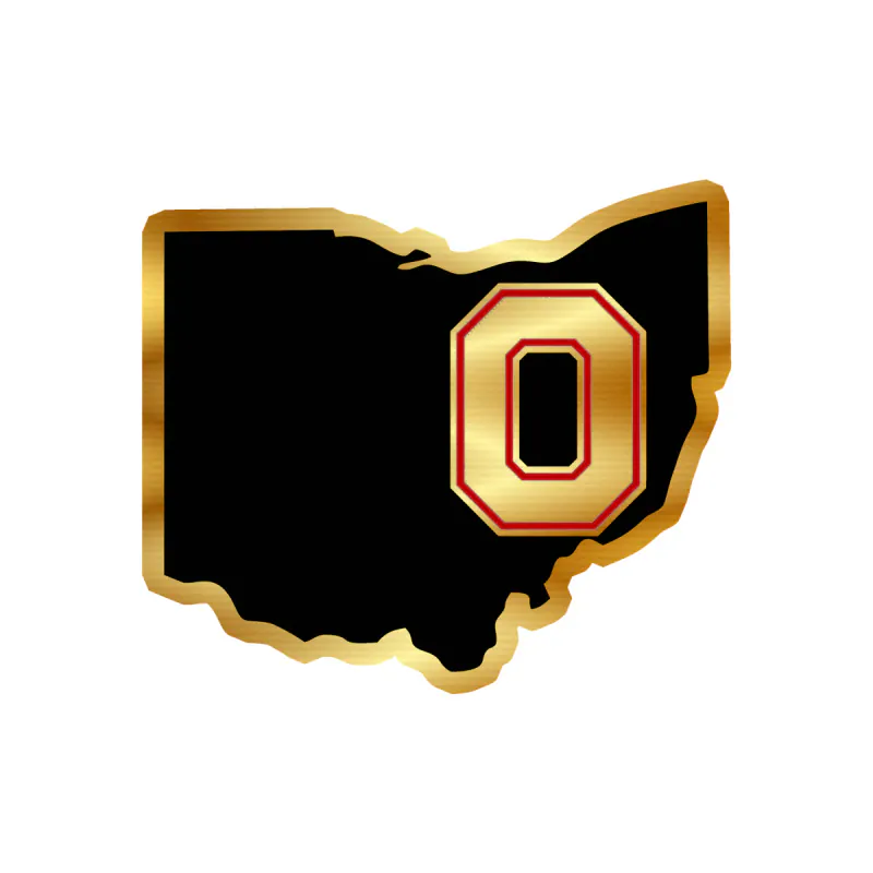 Ohio State Buckeyes - Image 7 - Gold Chrome Vinyl Decal