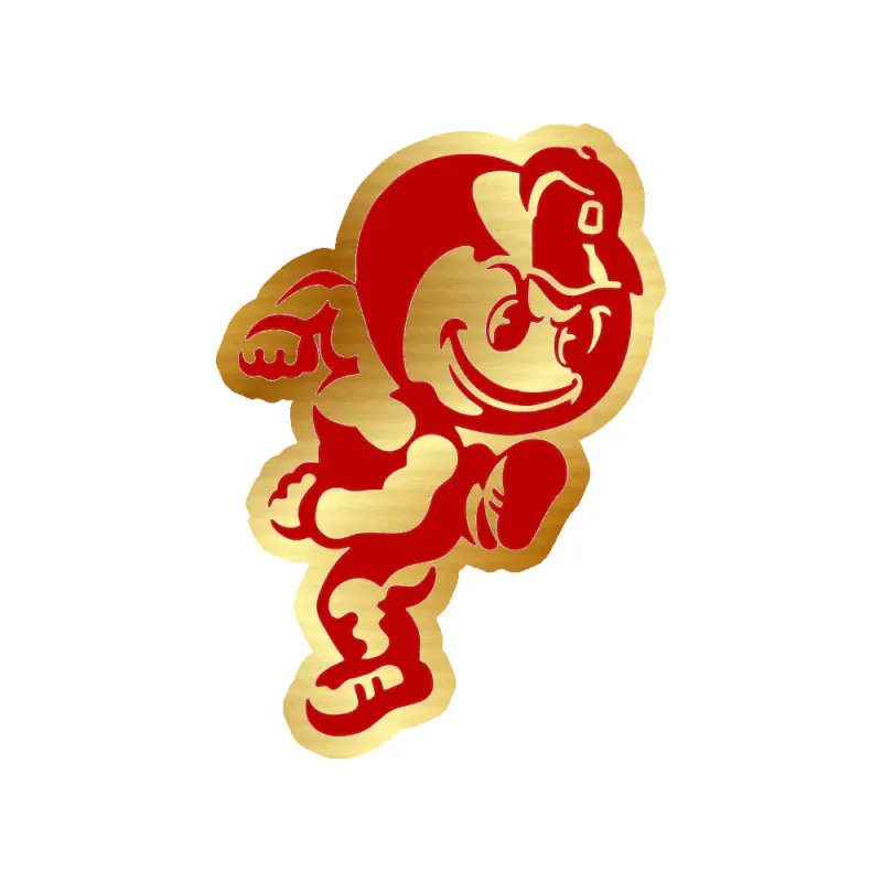 Ohio State Buckeyes - Image 4 - Gold Chrome Vinyl Decal
