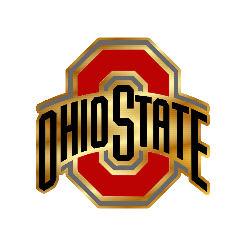 Ohio State Buckeyes - Image 10 - Gold Chrome Vinyl Decal