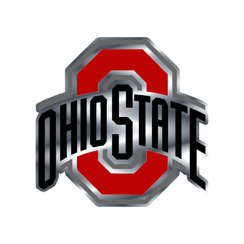 Ohio State Buckeyes - Image 10 - Silver Chrome Vinyl Decal