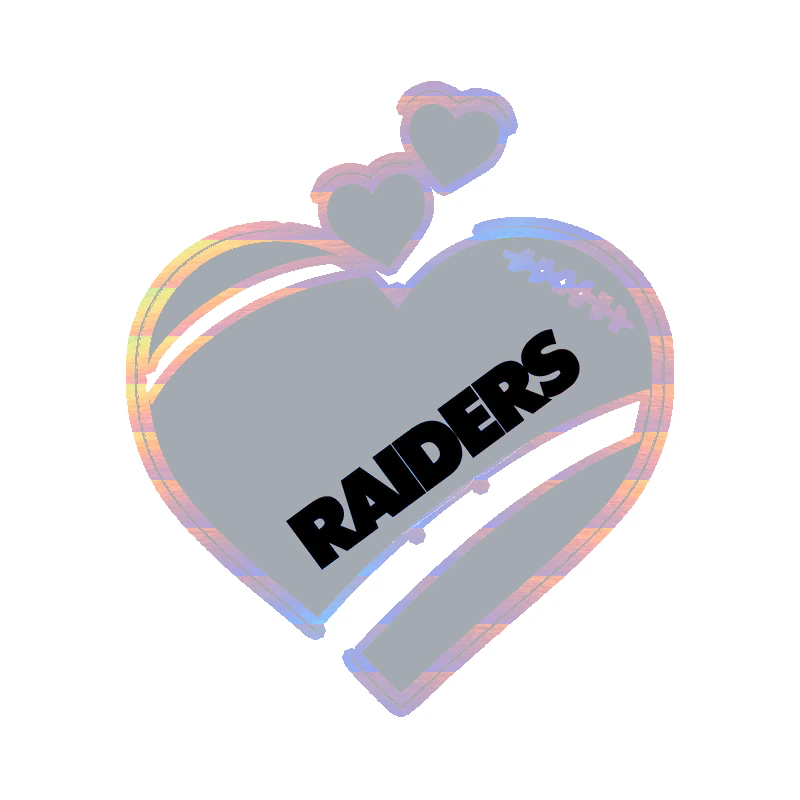 Las Vegas Raiders - Image 9 - Holographic Vinyl Sticker - Custom Size