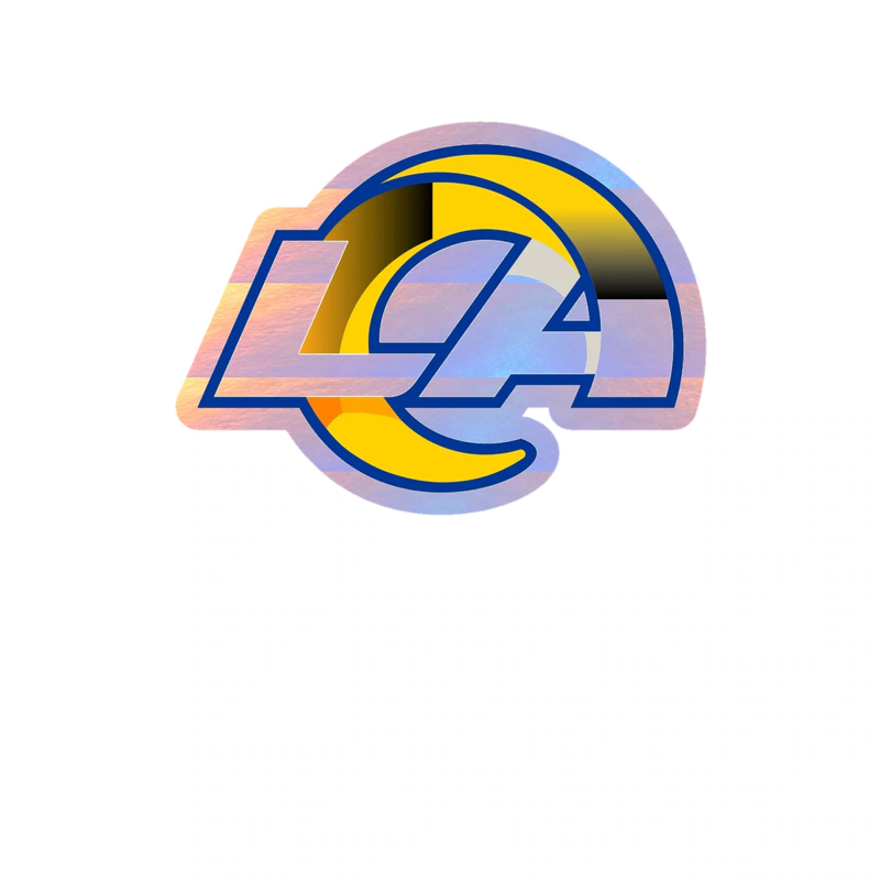 Los Angeles Rams - Image 25 - Holographic Vinyl Sticker - Custom Size