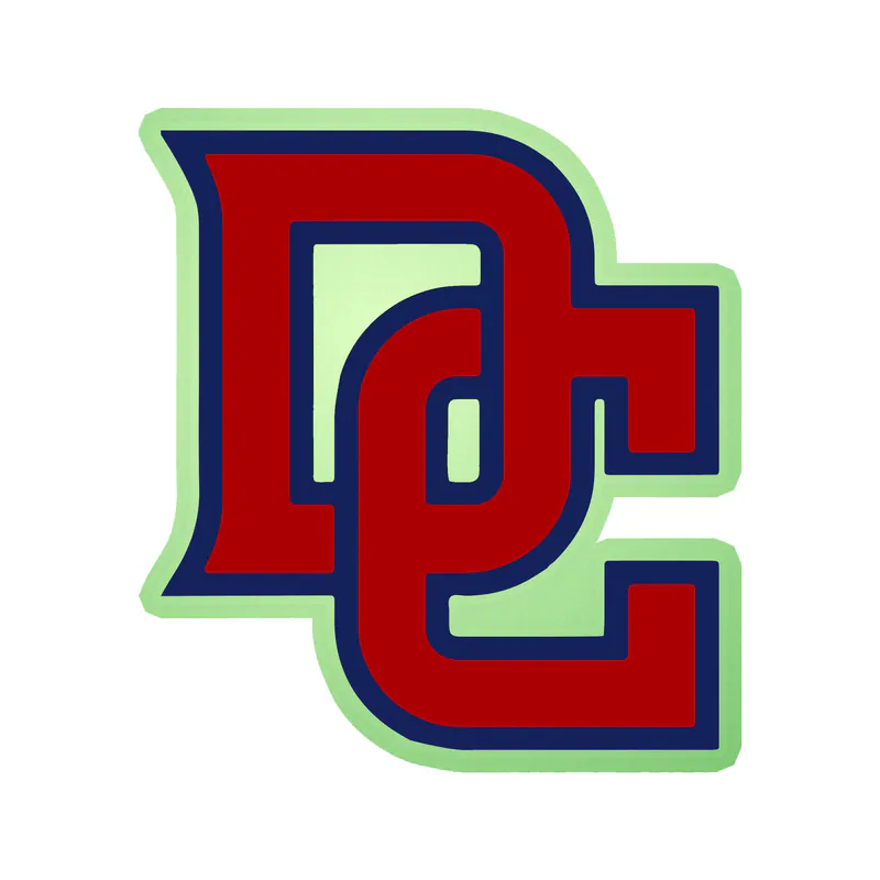 Washington Nationals - DC - Glow in the Dark Vinyl Sticker - Custom Size