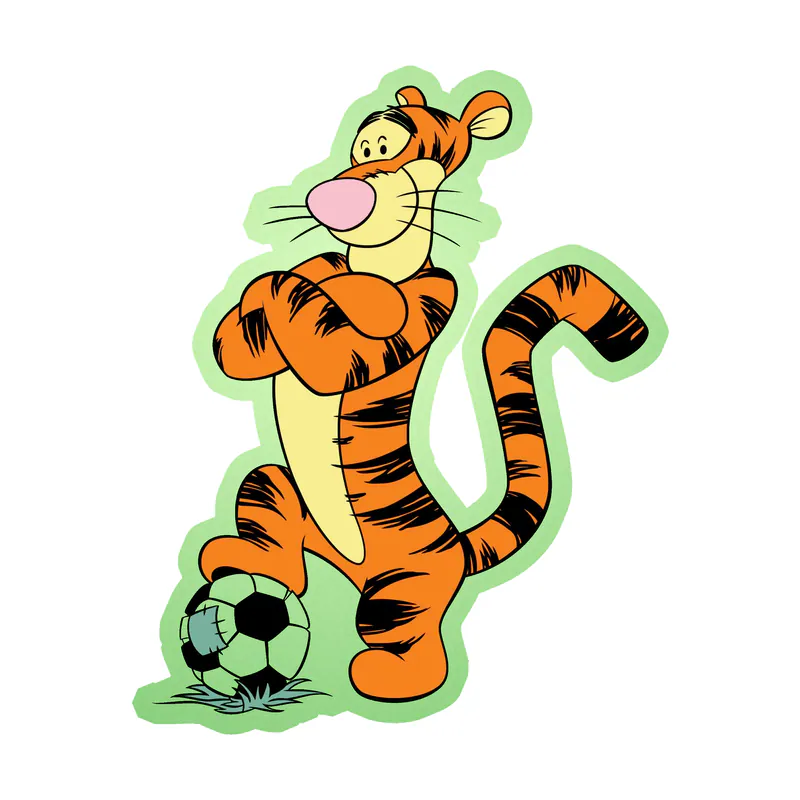 Winnie The Pooh - Tigger - Glow in the Dark Vinyl Sticker - Custom Size