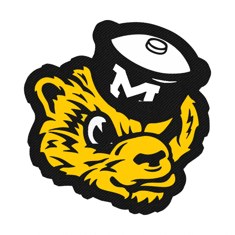 Michigan Wolverines - Image 10 - Carbon Fiber Vinyl Decal - Custom Size