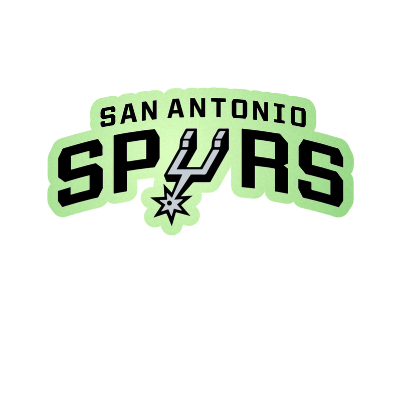 San Antonio Spurs - Image 10 - Glow in the Dark Vinyl Sticker - Custom Size