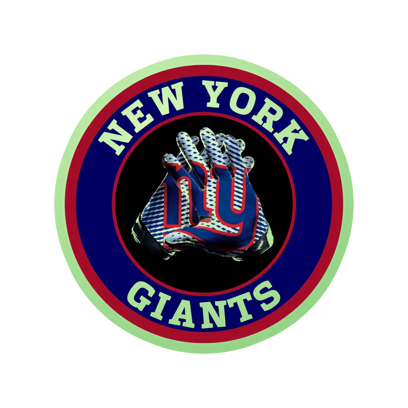 New York Giants - Glow in the Dark Vinyl Sticker - Custom Size