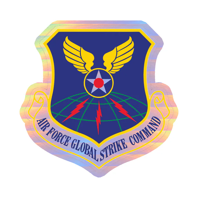 Air Force - Global Strike Command - Holographic Vinyl Decal