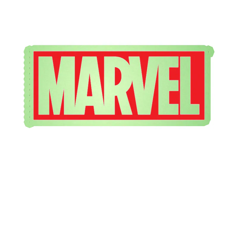 Marvel - Glow in the Dark Vinyl Sticker - Custom Size