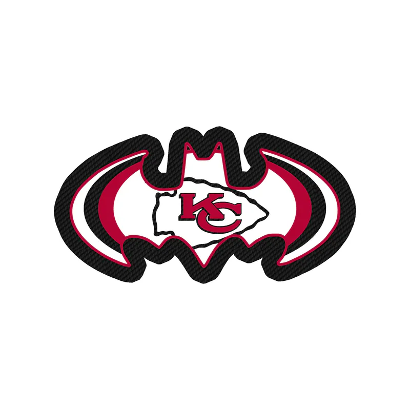 Kansas City Chiefs - Batman - Carbon Fiber Vinyl Sticker – Custom Size