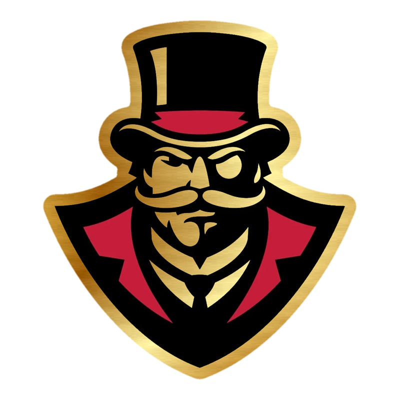 Austin Peay Governors - Image 2 - Gold Chrome Vinyl Decal - Custom Size
