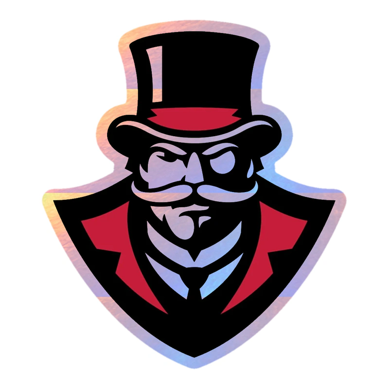 Austin Peay Governors - Image 2 - Holographic Vinyl Decal - Custom Size