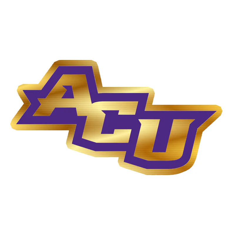 Abeline Christian Wildcats - Image 3 - Gold Chrome Vinyl Decal - Custom Size