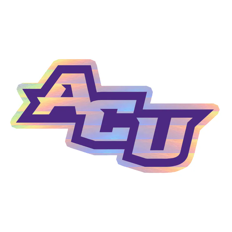 Abeline Christian Wildcats - Image 3 - Holographic Vinyl Decal - Custom Size
