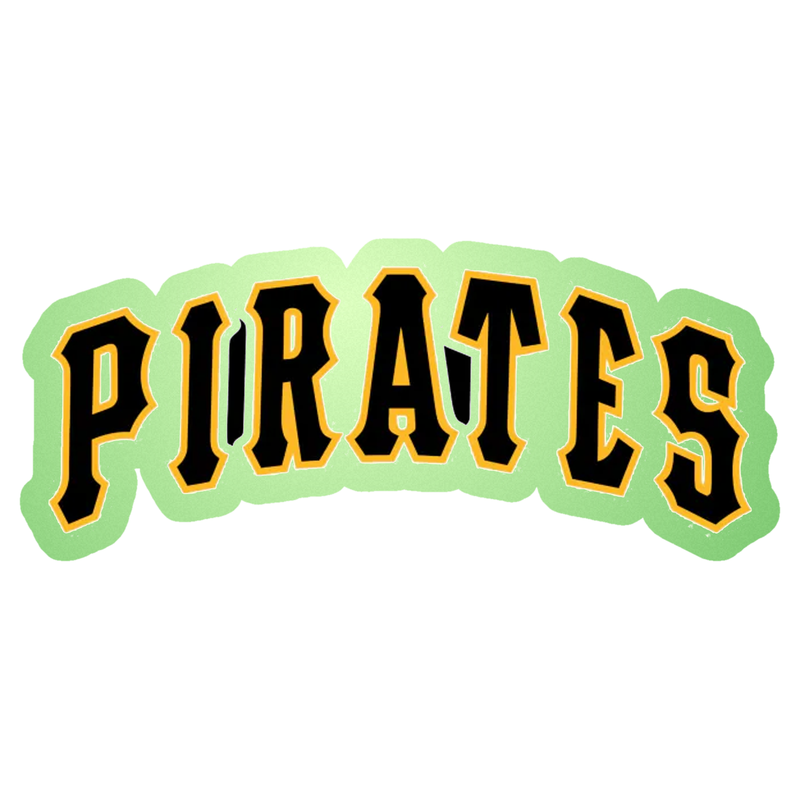 Pittsburgh Pirates - Pirates - Glow in the Dark Vinyl Sticker - Custom Size