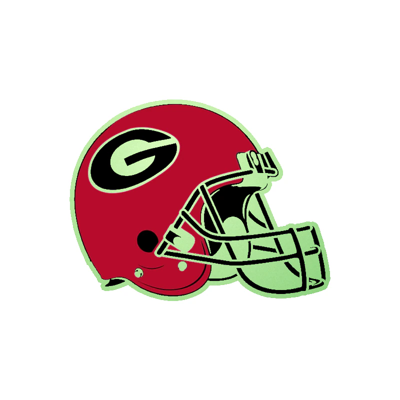 Georgia Bulldogs - Image 6 - Glow in the Dark Vinyl Decal - Custom Size