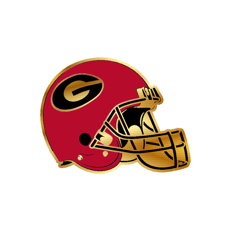 Georgia Bulldogs - Image 6 - Gold Chrome Vinyl Decal - Custom Size