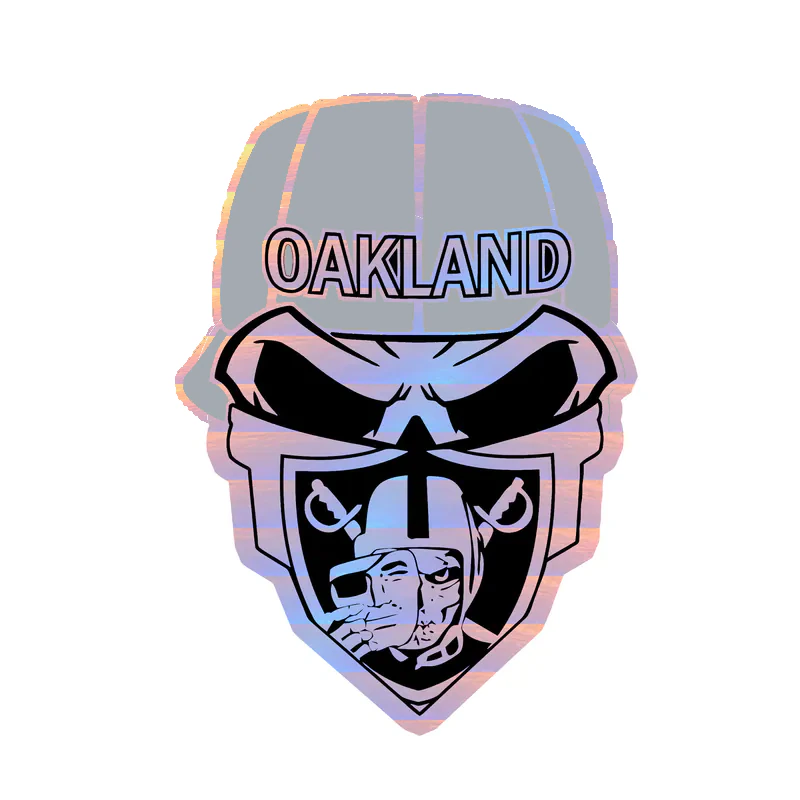 Las Vegas Raiders - Image 19 - Holographic Vinyl Sticker - Custom Size