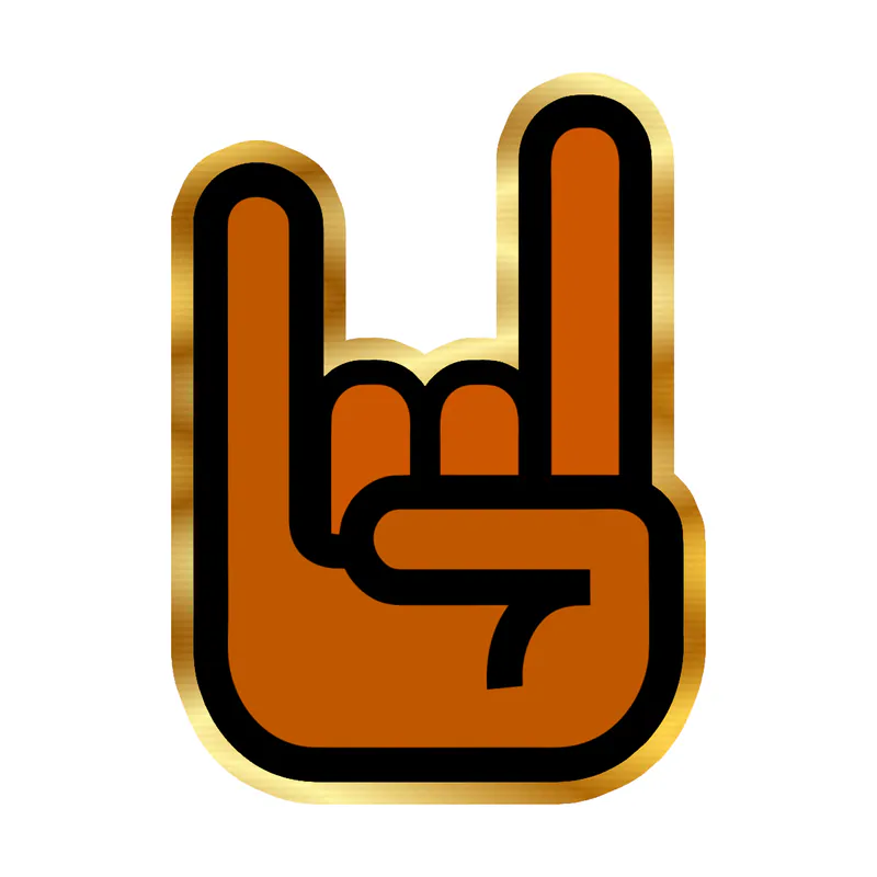 Texas Longhorns - Image 1 - Gold Chrome Vinyl Sticker - Custom Size