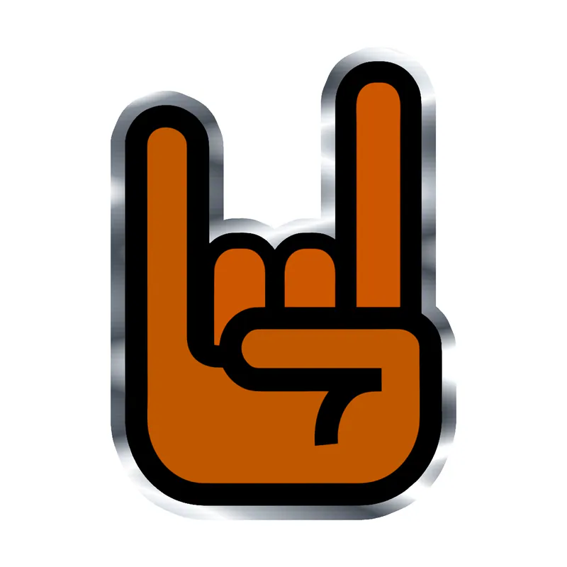 Texas Longhorns - Image 1 - Silver Chrome Vinyl Sticker - Custom Size