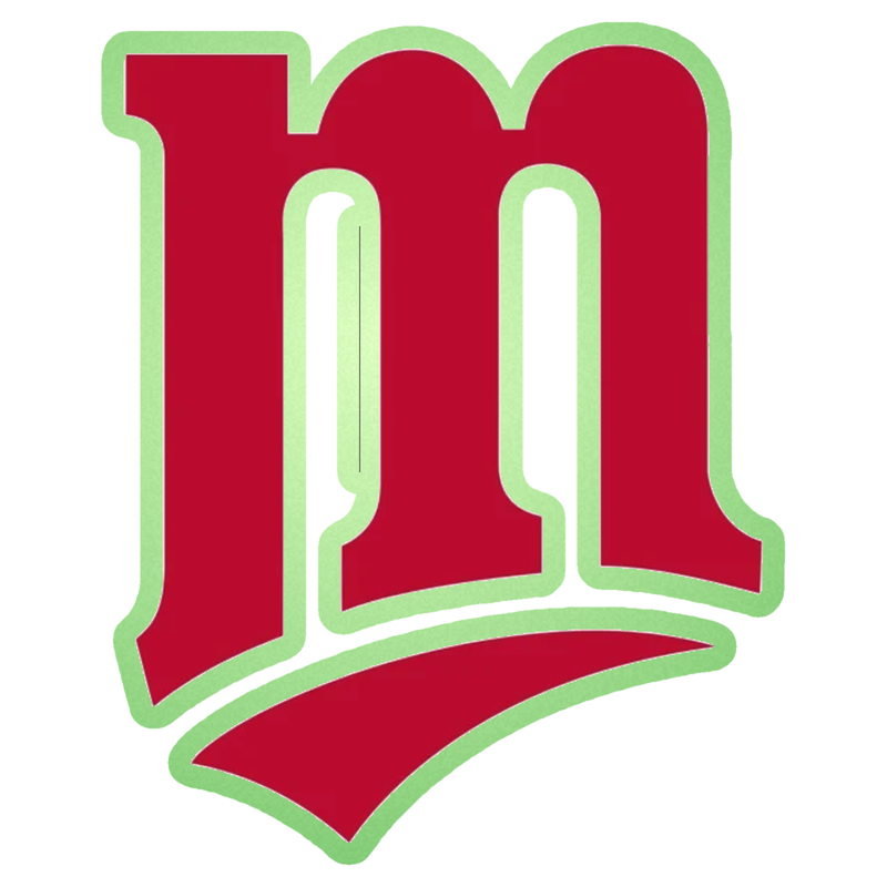 Minnesota Twins - M - Glow in the Dark Vinyl Sticker - Custom Size