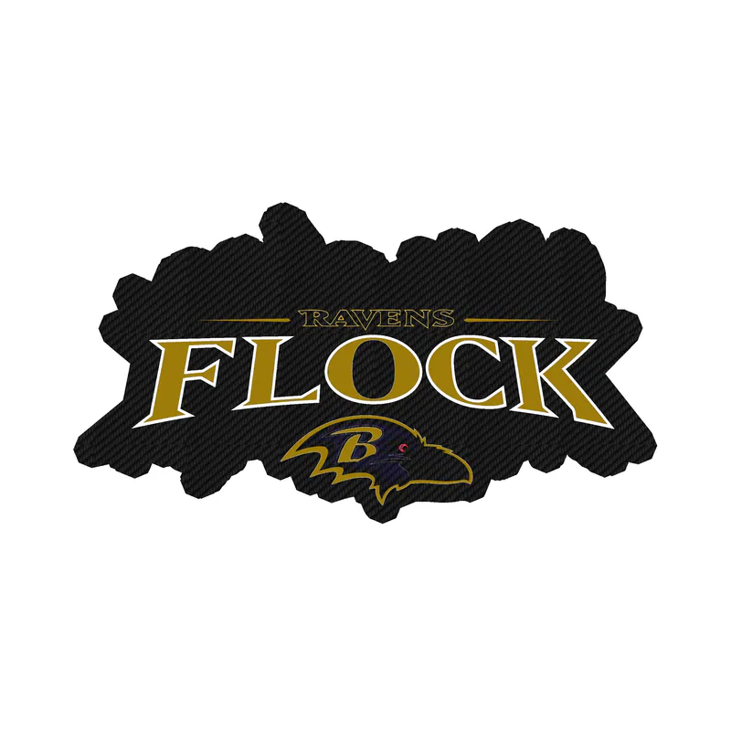 Baltimore Ravens - Image 8 - Carbon Fiber Vinyl Sticker - Custom Size