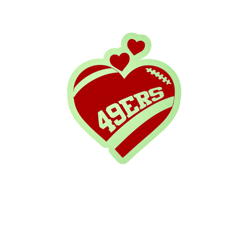 San Francisco 49ers - Image 7 - Glow in the Dark Vinyl Sticker - Custom Size