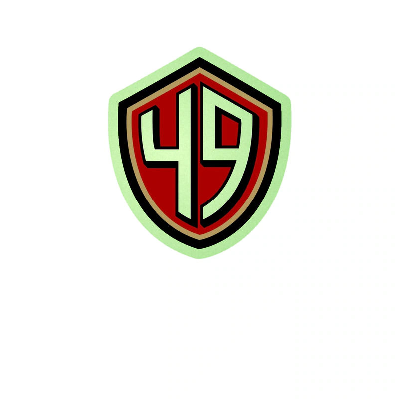 San Francisco 49ers - Image 6 - Glow in the Dark Vinyl Sticker - Custom Size