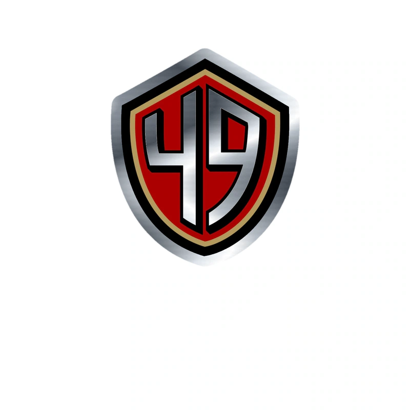 San Francisco 49ers - Image 6 - Silver Chrome Vinyl Sticker - Custom Size