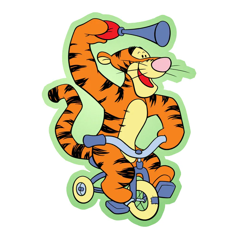 Winnie The Pooh - Tigger - Glow in the Dark Vinyl Sticker - Custom Size