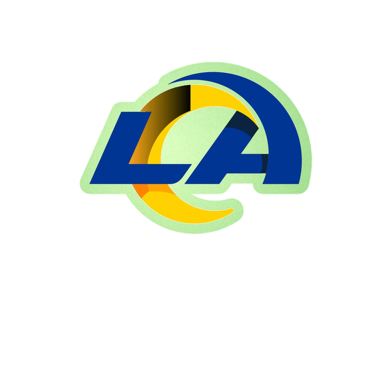 Los Angeles Rams - Image 23 - Glow in the Dark Vinyl Sticker - Custom Size