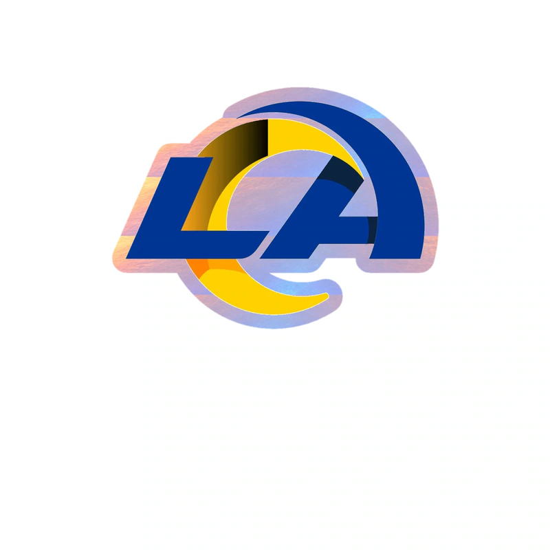 Los Angeles Rams - Image 23 - Holographic Vinyl Sticker - Custom Size
