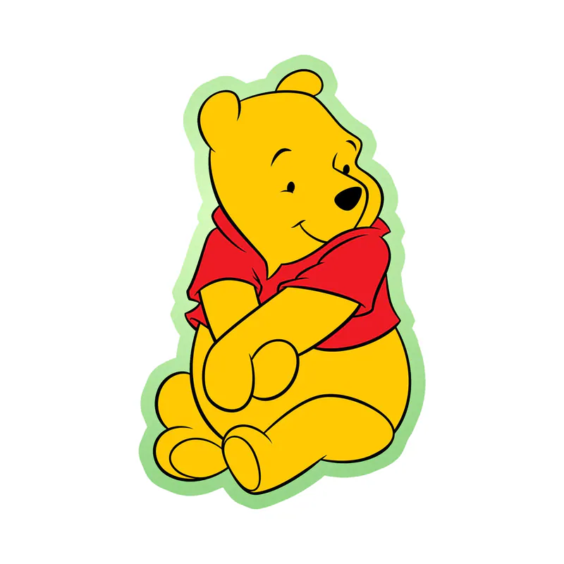 Winnie The Pooh - Glow in the Dark Vinyl Sticker - Custom Size
