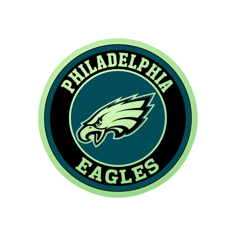Philadelphia Eagles - Image 15 - Glow in the Dark Vinyl Sticker - Custom Size